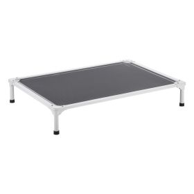 VEVOR Elevated Dog Bed for Large Dogs, Portable Raised Dog Cot with Aluminum Tube Metal Frame and Breathable Textilene Mesh